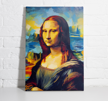 Quadro Mona Lisa estilo impressionista - TenStickers