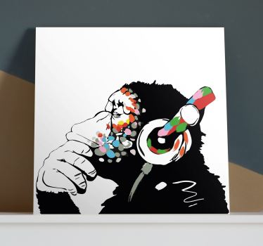 Quadro musical Mono banky música - TenStickers