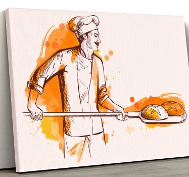 Quadro para bar Chef vintage - TenStickers