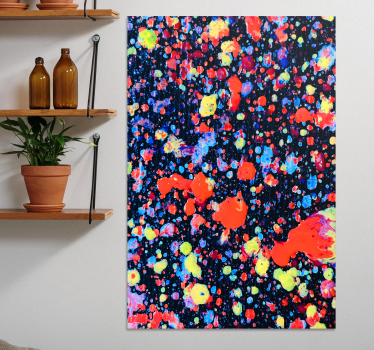 Quadro sala de casamento Cores de explosão - TenStickers