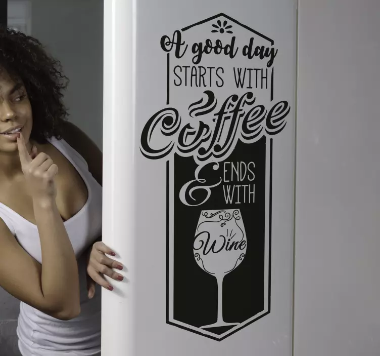 Autocolantes de bebidas café e vinho - TenStickers