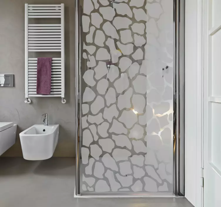 Vinil Autocolante Chuveiro Girafa - TenStickers