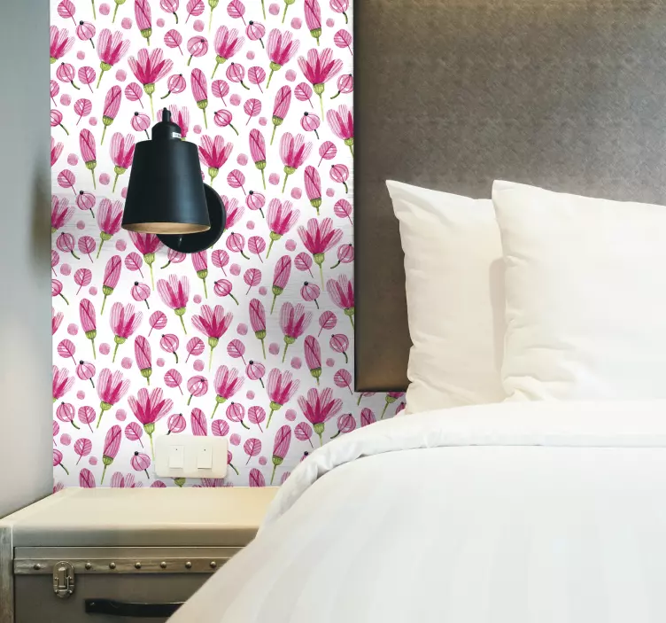 Vinil para móveis de flores - TenStickers