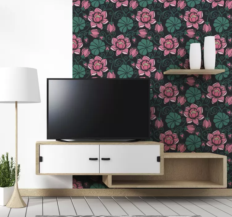 Vinil para móveis estilo floral - TenStickers