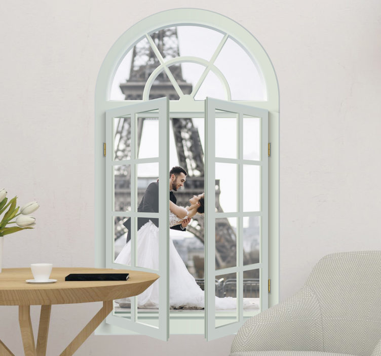 Autocolantes de efeitos visuais Vista da janela - TenStickers