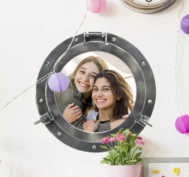 Vinil parede 3D olho personalizável - TenStickers