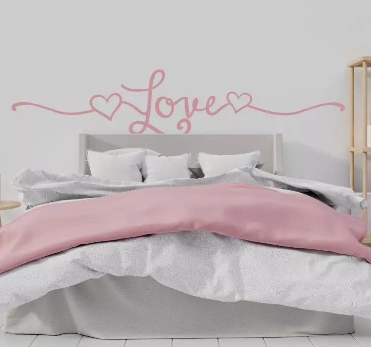 Vinil de S. Valentim Estilo de linha amor - TenStickers