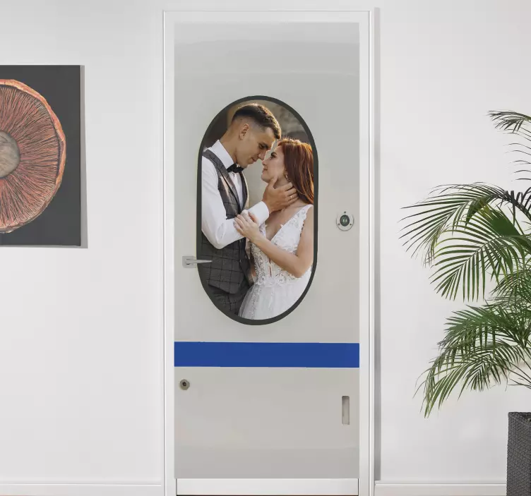 Autocolantes para portas Portas do metrô - TenStickers