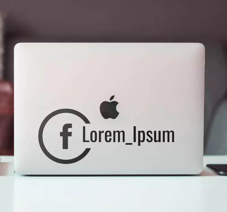 Autocolante personalizado de negócios Facebook - TenStickers