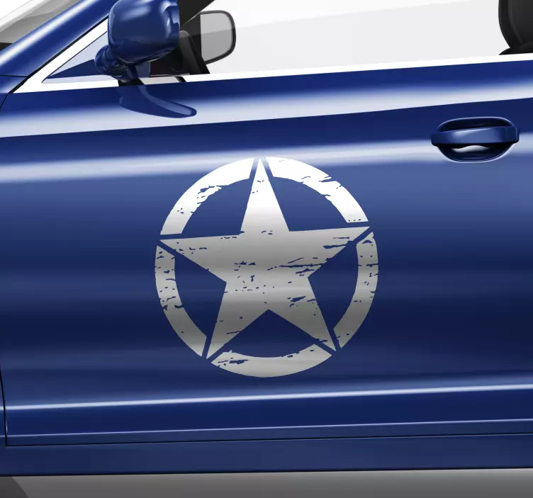 Vinil Decorativo Estrela Militar - TenStickers