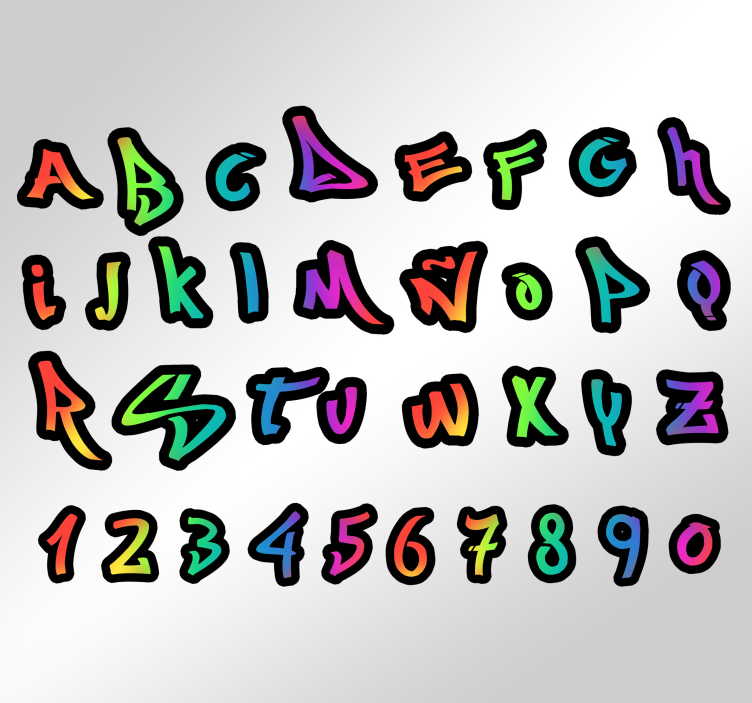 Vinis decorativos urbanos grafiti personalizado - TenStickers