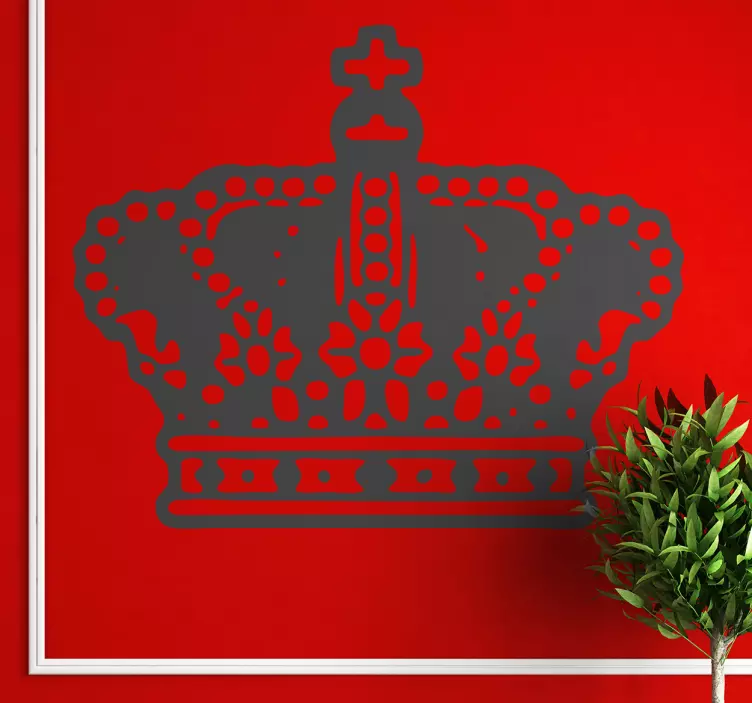 Autocolante personalizado coroa - TenStickers
