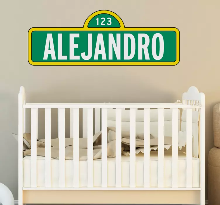 Autocolante personalizável rua sésamo - TenStickers