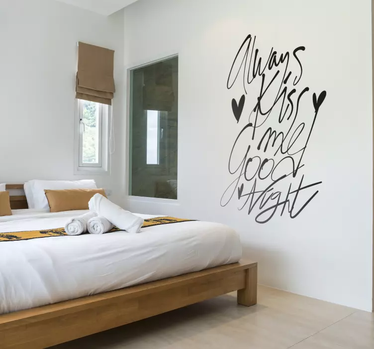 Vinil decorativo Beijo de Boa noite - TenStickers