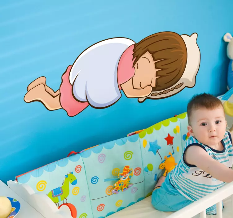 Autocolante de parede infantil de menina - TenStickers