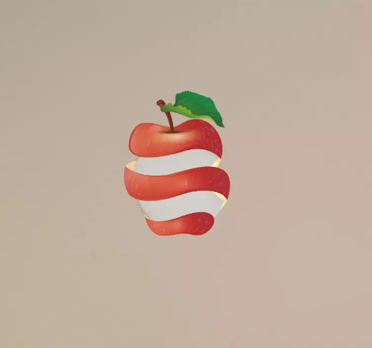 Autocolante personalização da maçã do Macbook - TenStickers