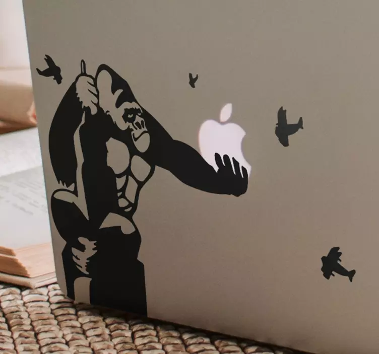 Autocolante King Kong Mackbook - TenStickers