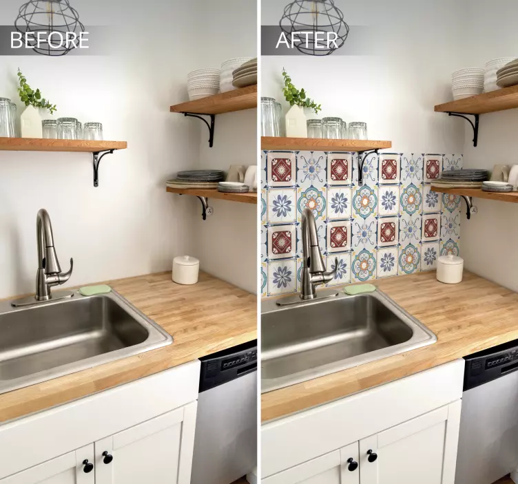 Autocolantes azulejos decorativos Lindo estilo de cimento - TenStickers