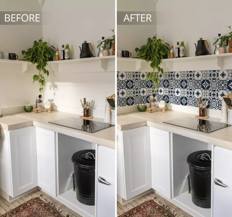 Autocolantes azulejos decorativos Telhas de cimento para piano - TenStickers