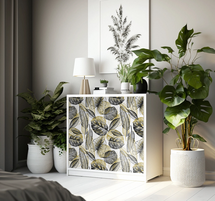 Autocolante móveis plantas tropicais elegantes - TenStickers