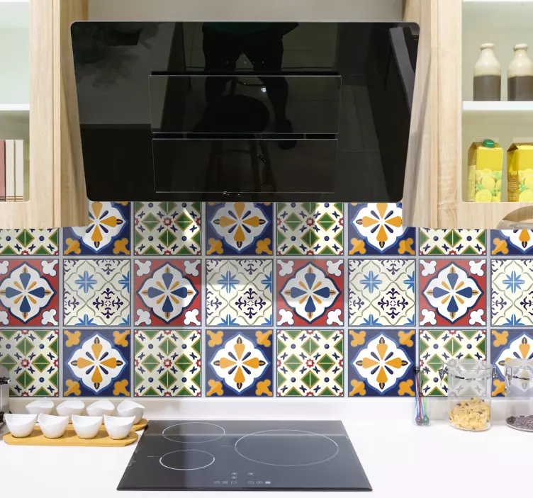 Autolante para azulejos estilo português - TenStickers