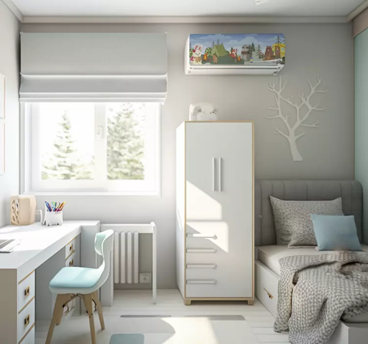 Autocolante de animais diversos acampamento - TenStickers