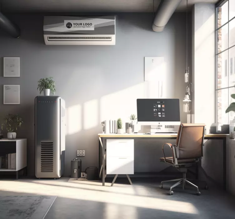 Autocolante para escritório logotipo da Empresa - TenStickers