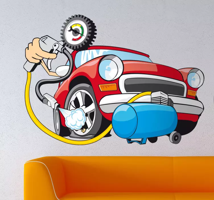 Vinil decorativo pressão de ar carros - TenStickers
