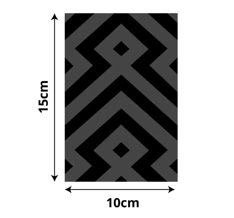 Autocolantes para chão Chão cinza geométrico - TenStickers
