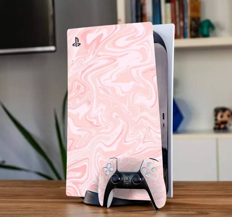 Autocolante Skin para ps4 Ps4 mármore rosa - TenStickers