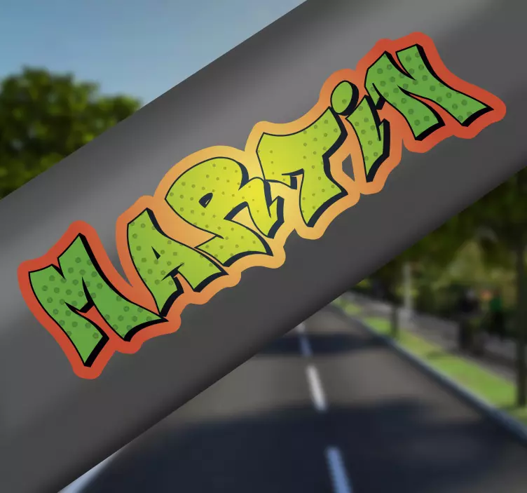 Autocolante personalizado estilo graffiti - TenStickers