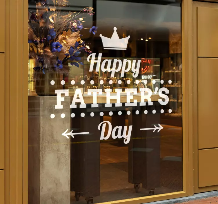 Vinil decorativo Happy Father's day - TenStickers