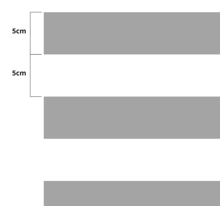 Película de vinil translúcido para janelas Riscas - TenStickers