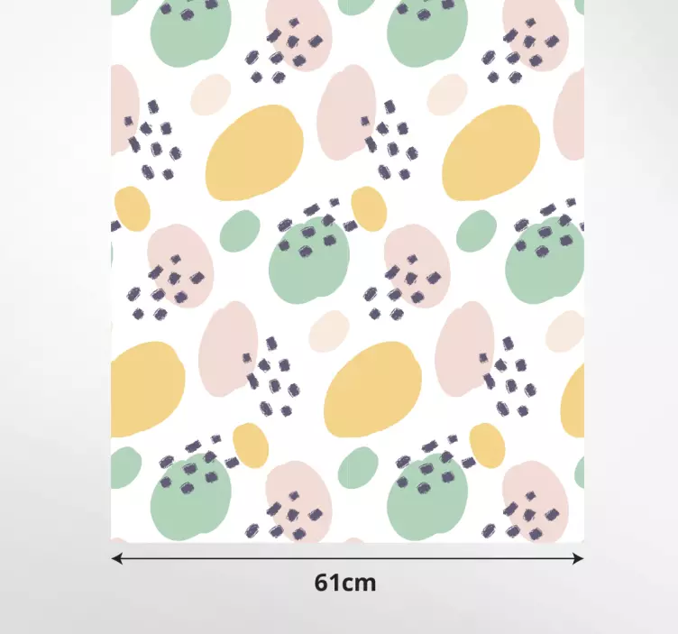 Autocolantes para móveis Formas de Vinil decorativoem tons pastel - TenStickers