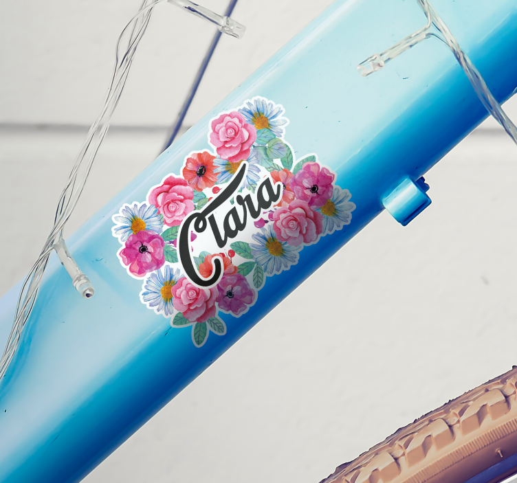 Autocolante animal flores - TenStickers