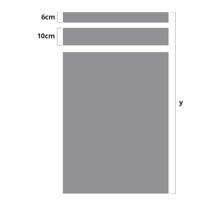 Autocolante linhas translúcidas para porta - TenStickers