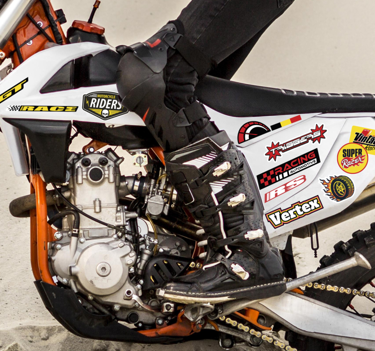 Autocolante para motas pacote de bombas individuais - TenStickers