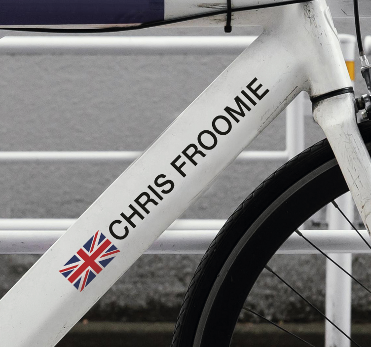 Autocolante animal bicicleta de estrada - TenStickers