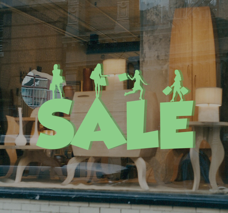 Autocolante de promoção placa de venda comercial - TenStickers