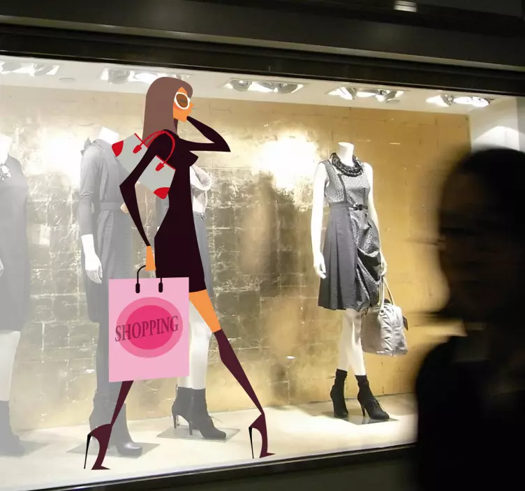 Adesivo de mulher glamourosa - TenStickers