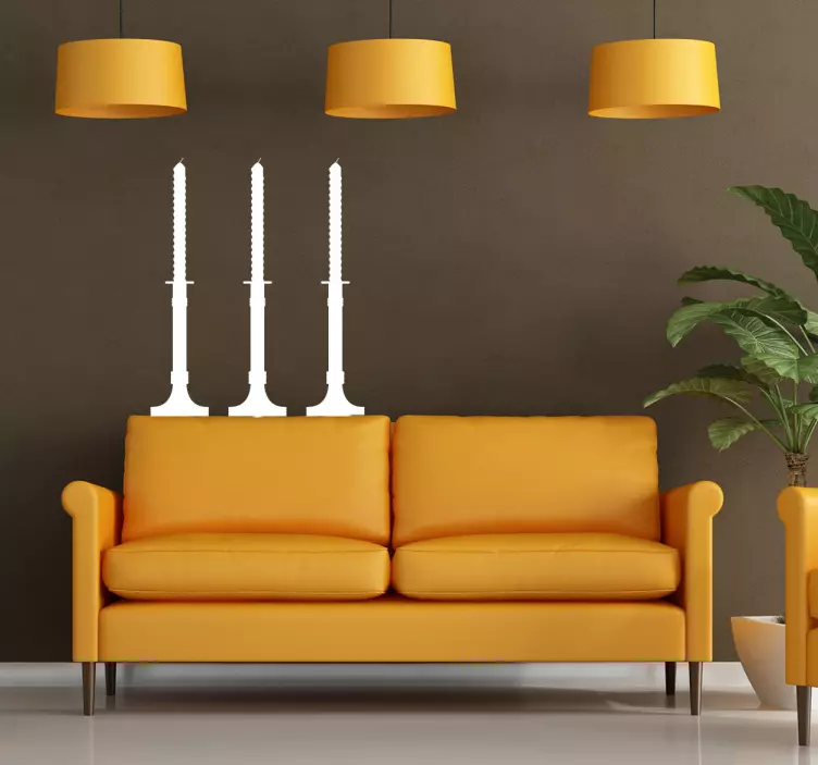 Adesivo decorativo de velas - TenStickers