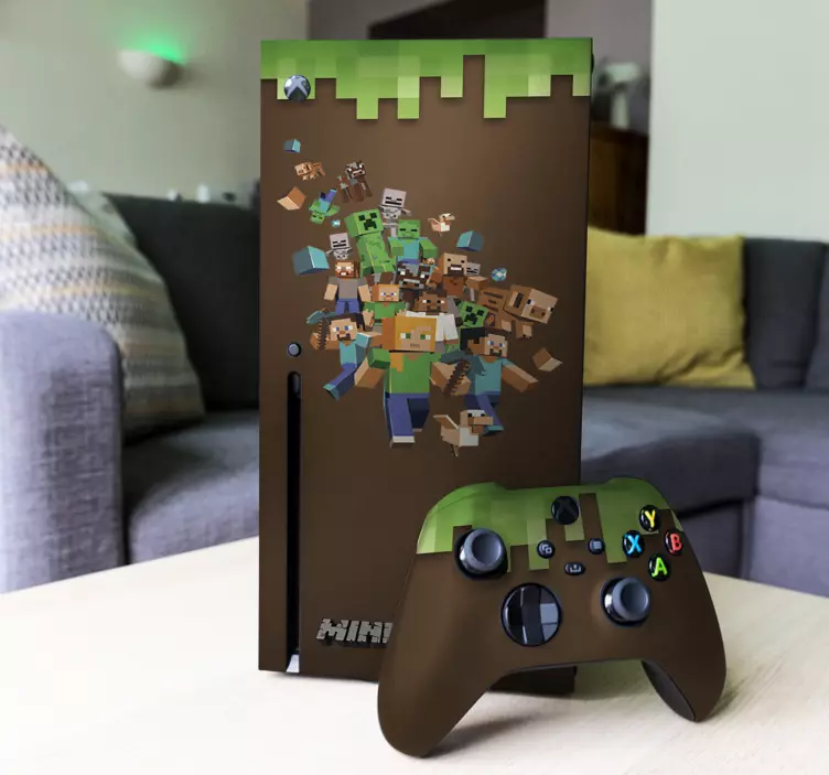 Adesivo decorativo para Nintendo Minecraft - TenStickers