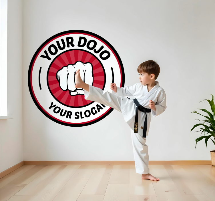 Autocolante desporto emblema de artes marciais - TenStickers