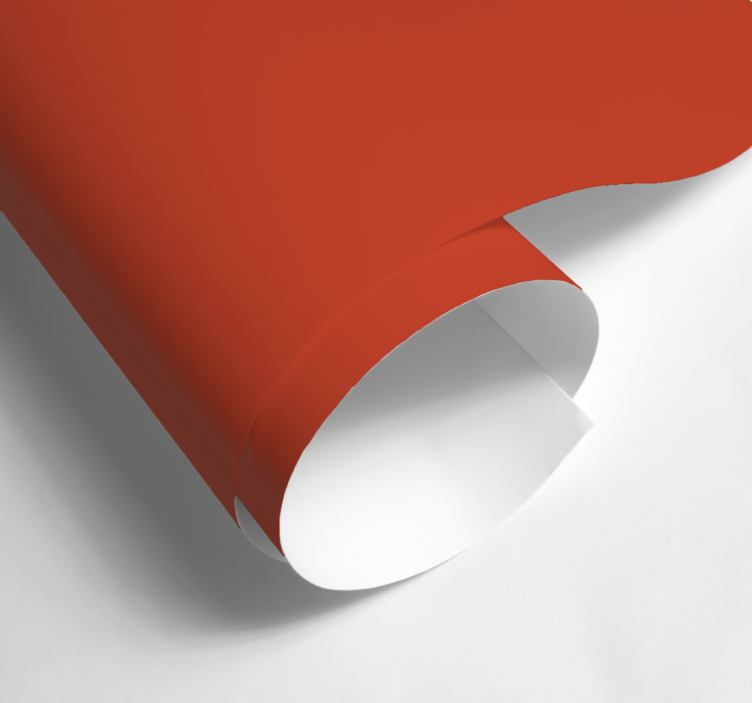 Autocolante folha monocolor abóbora fosca - TenStickers