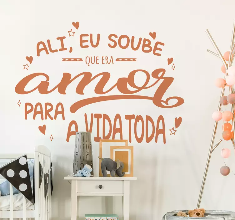 Autocolante animal amor por todos ao vivo - TenStickers