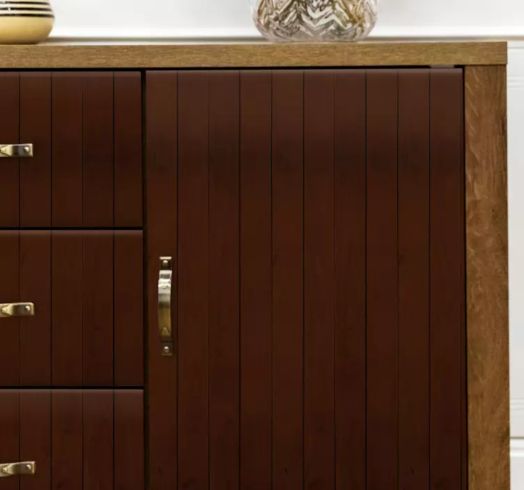 Autocolante animal armário de madeira elegante - TenStickers