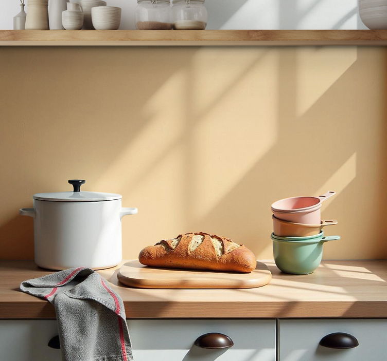 Autocolante animal backsplash cores lisas - TenStickers