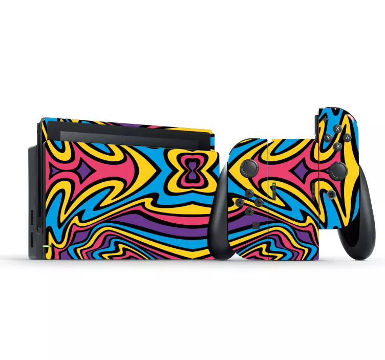 Autocolante animal design colorido vibrante - TenStickers