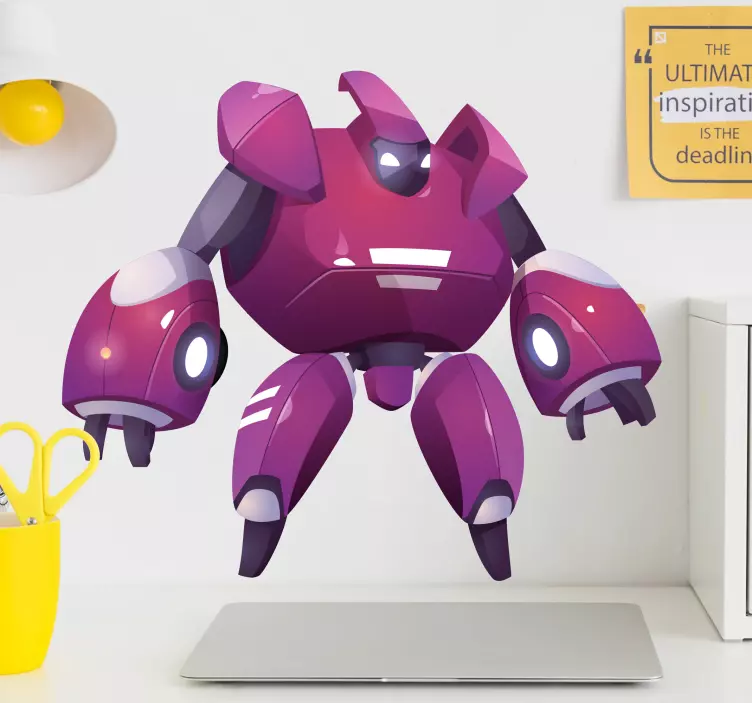 Autocolante animal design de robô futurista - TenStickers