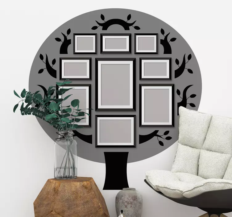 Autocolante animal estrutura da árvore genealógica - TenStickers